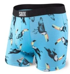 Saxx Vibe Super Soft Boxer Brief -Chic Fit Wear Shop 19523 BLUE TOUCAN l