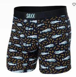 Saxx Vibe Super Soft Boxer Brief -Chic Fit Wear Shop 19523 FISH AND CHIPS l