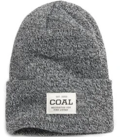 Coal Uniform Beanie -Chic Fit Wear Shop 22672 BLACK MARL l