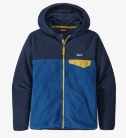 Patagonia Boy's Micro D Snap-T Fleece Jacket -Chic Fit Wear Shop 23680 SUPERIOR BLUE l