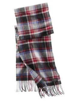 Pendleton Whisperwool Muffler -Chic Fit Wear Shop 26522 GREY RED l