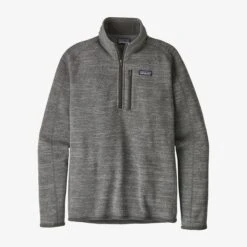Patagonia Men's Better Sweater 1/4-Zip Fleece 7 Patagonia Men's Better Sweater 1/4-Zip Fleece -Chic Fit Wear Shop 26836 NICKEL l