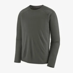 Patagonia Men's Capilene Midweight Crew -Chic Fit Wear Shop 26980 FORGE GREY l