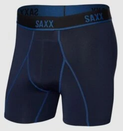 Saxx Men's Kinetic HD Boxer Brief -Chic Fit Wear Shop 29552 NAVY CITY BLUE l