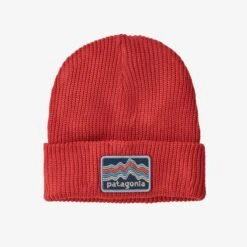 Patagonia Kids Logo Beanie -Chic Fit Wear Shop 29941 RIDGE SUMAC RED l