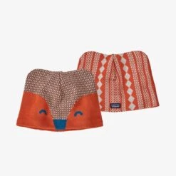 Patagonia Baby Animal Friends Beanie -Chic Fit Wear Shop 29945 FOX HENNA BROWN l