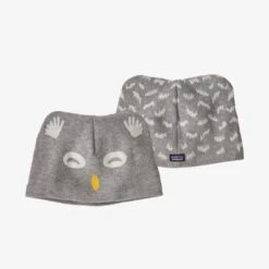 Patagonia Baby Animal Friends Beanie -Chic Fit Wear Shop 29945 OWL DRIFTER GREY l