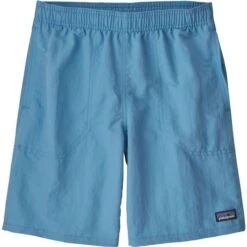 Patagonia Boys Baggies Shorts 5" Lined -Chic Fit Wear Shop 30749 LAGO BLUE l