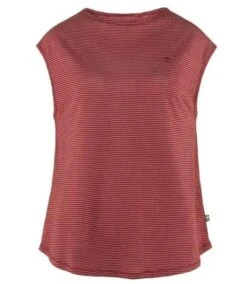 Fjallraven Women's High Coast Cool T -Chic Fit Wear Shop 30872 POMEGRANATE RED l