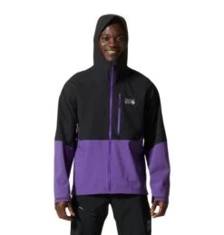 Mountain Hardwear Men's Stretch Ozonic Jacket -Chic Fit Wear Shop 31796 PURPLE JEWEL l