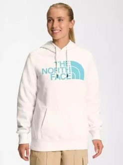 The North Face Women's Half Dome Pullover Hoody -Chic Fit Wear Shop 32592 GARDINA WHITE REEF W l