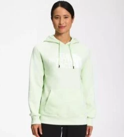 The North Face Women's Half Dome Pullover Hoody -Chic Fit Wear Shop 32592 LIME CREAM WHITE l