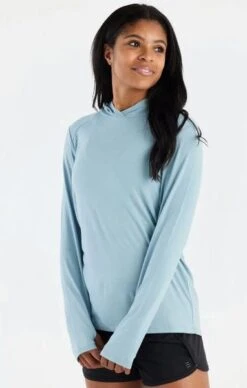 Women's Bamboo Shade Hoody II -Chic Fit Wear Shop 33313 OCEAN MIST l