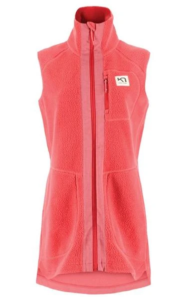 Kari Traa Women's Sanne Pile Vest Long 1 Kari Traa Women's Sanne Pile Vest Long