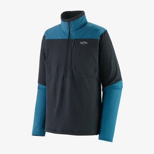 Patagonia Men's LS R1 Fitz Roy 1/4 Zip 1 Patagonia Men's LS R1 Fitz Roy 1/4 Zip
