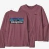 Patagonia Women's LS P-6 Logo Responsibili-Tee