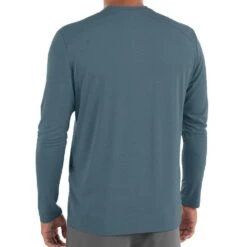 Men's Bamboo Midweight L/S 8 Men's Bamboo Midweight L/S -Chic Fit Wear Shop midweight20 blue2