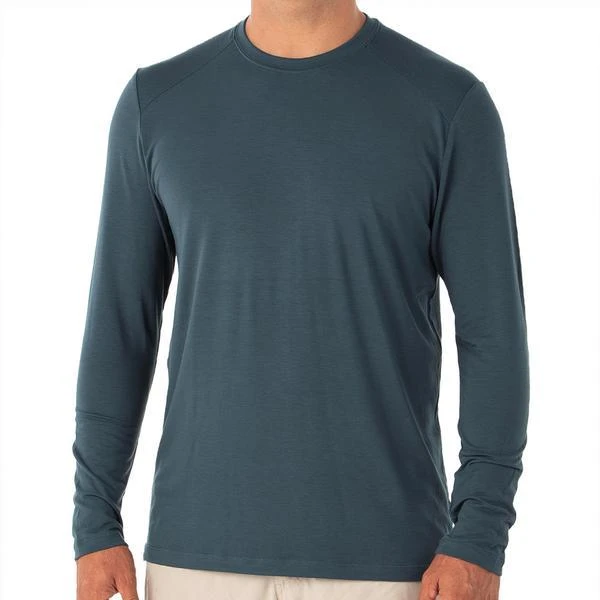 Men's Bamboo Midweight L/S 5 Men's Bamboo Midweight L/S - Image 5