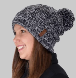 Obermeyer Kid's Obe San Fran Pom Beanie 5 Obermeyer Kid's Obe San Fran Pom Beanie -Chic Fit Wear Shop ob38018whb