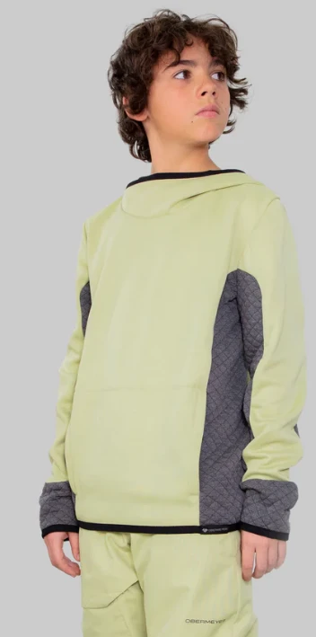 Obermeyer Kid's Asher Fleece Hoodie 2 Obermeyer Kid's Asher Fleece Hoodie - Image 2