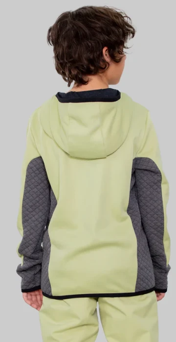 Obermeyer Kid's Asher Fleece Hoodie 3 Obermeyer Kid's Asher Fleece Hoodie - Image 3